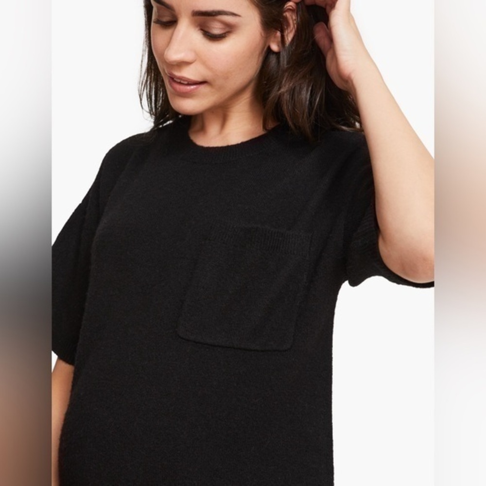 🆕 NWT long sleeve hatch maternity Reese mini sweater dress 4 xl